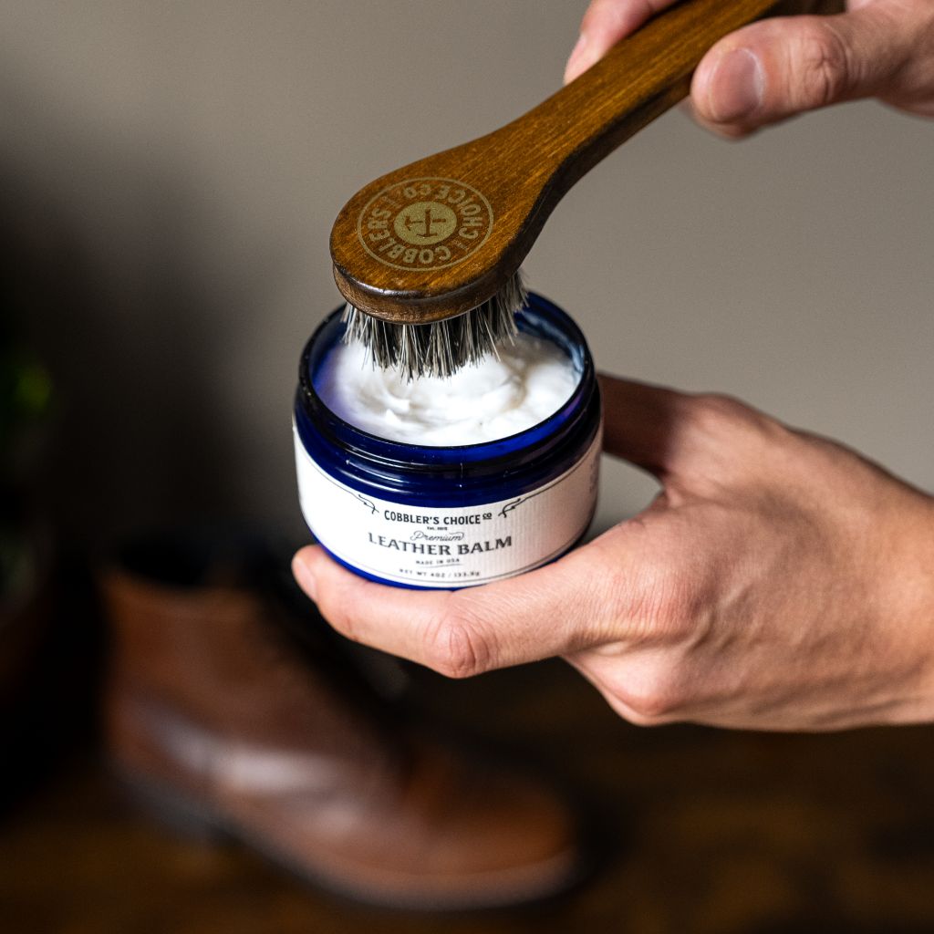 Cobbler's Choice Dauber Brush Bundle | Brown + Tan