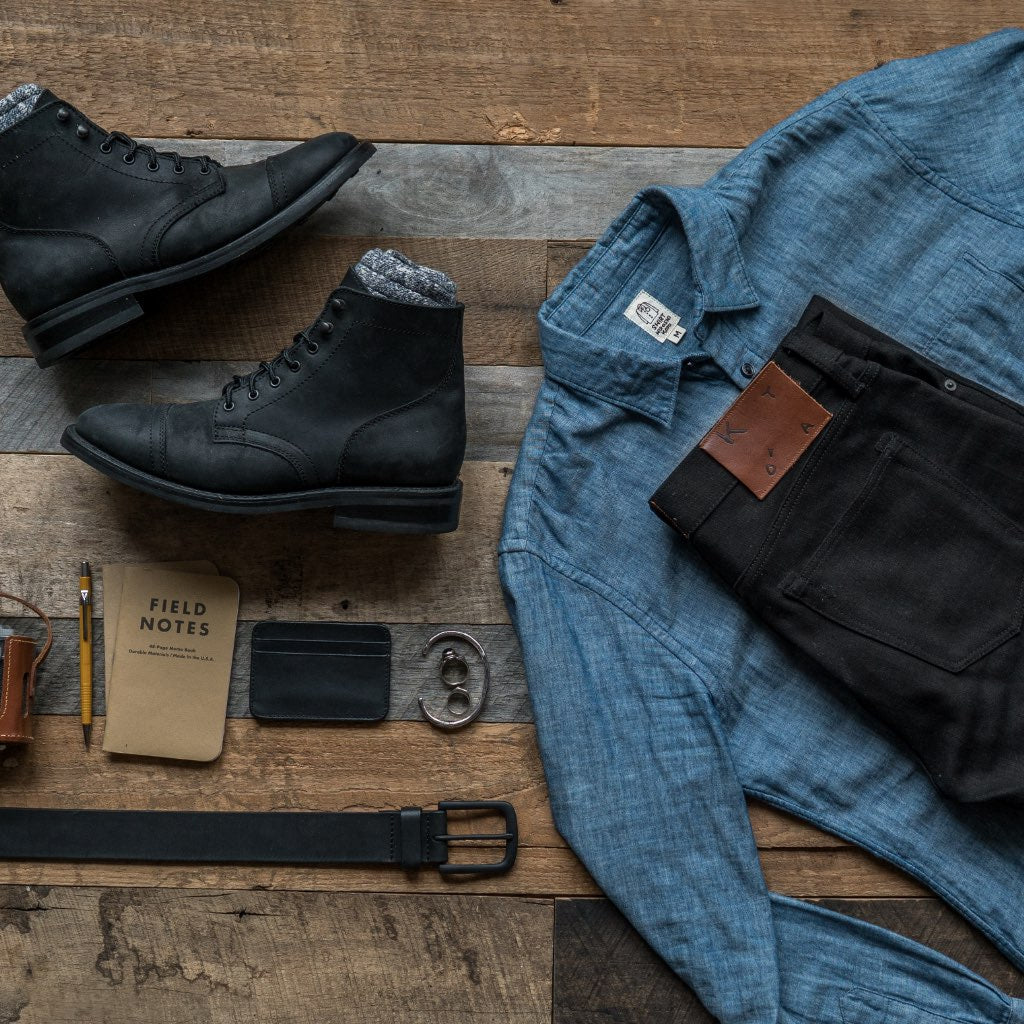 Kato Pen Slim Fit Jeans | Black