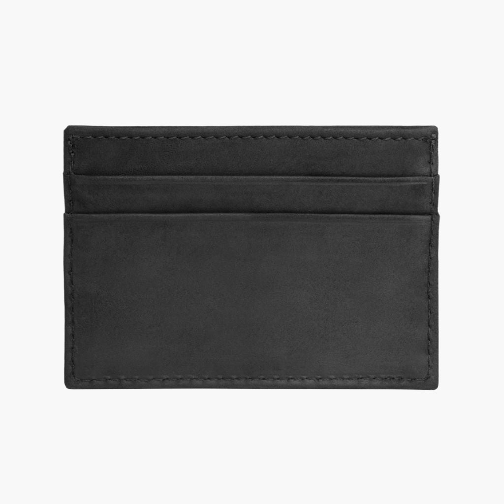 Leather Card Holder | Black Matte