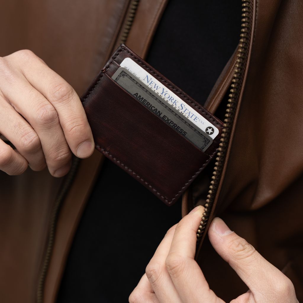 Leather Card Holder | Brown