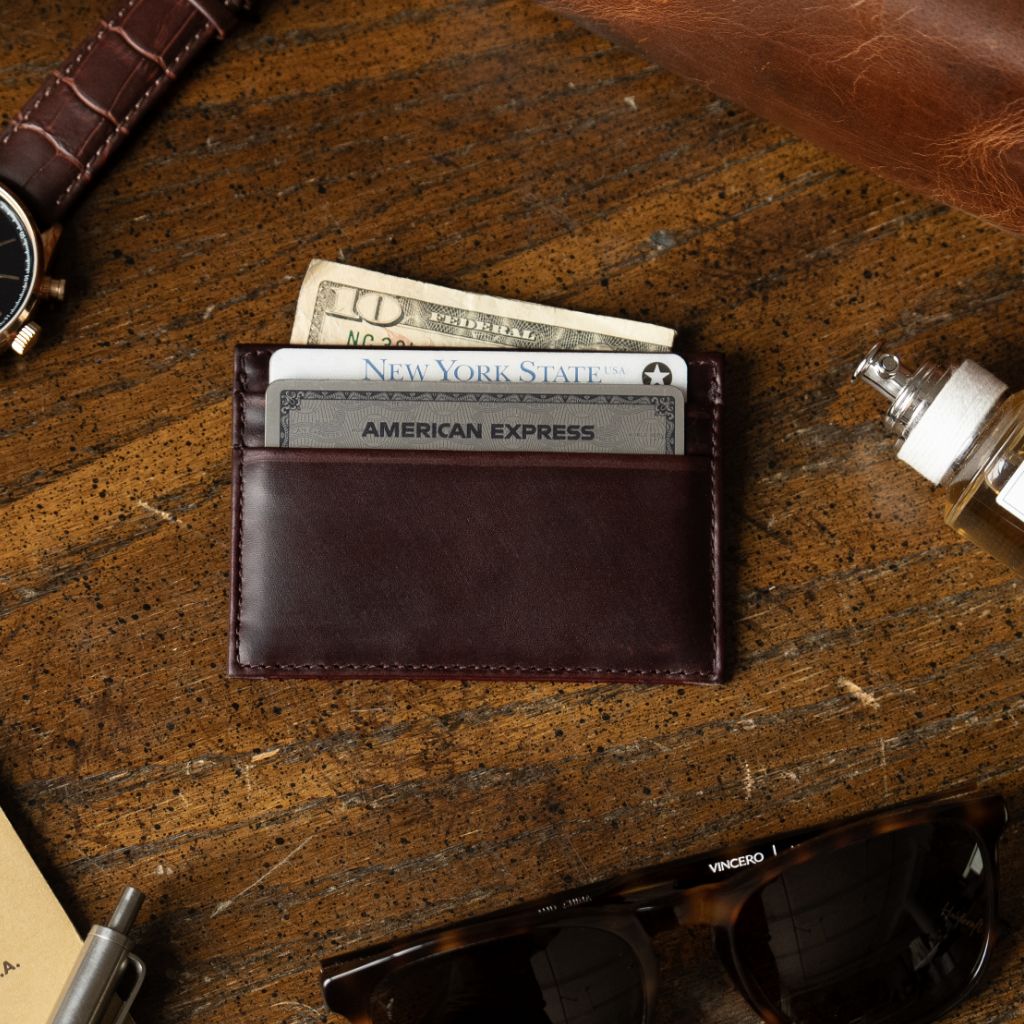 Leather Card Holder | Brown