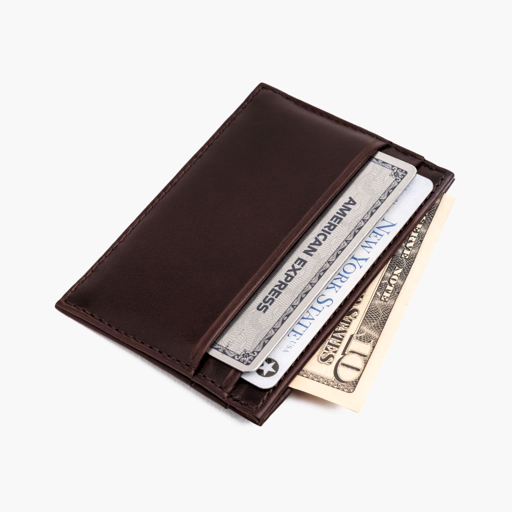 Leather Card Holder | Brown