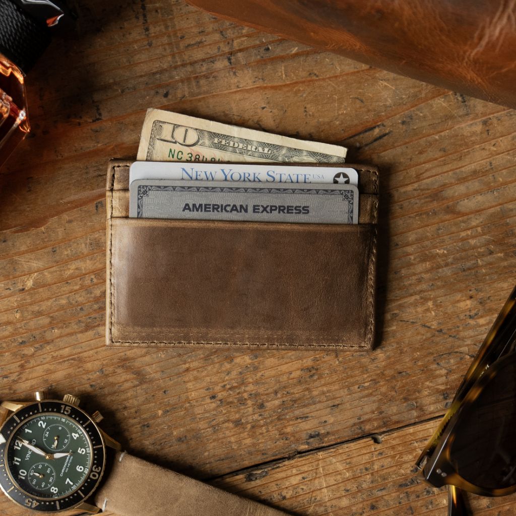 Leather Card Holder | Natural