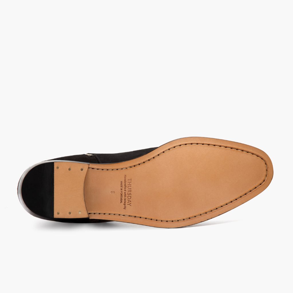 [S] Harness | Black Suede