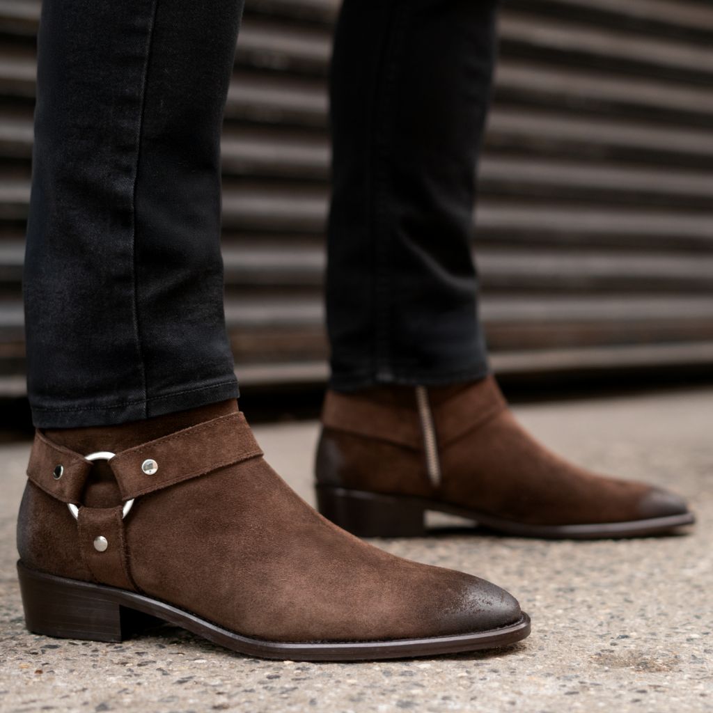 Harness | Dark Brown Suede