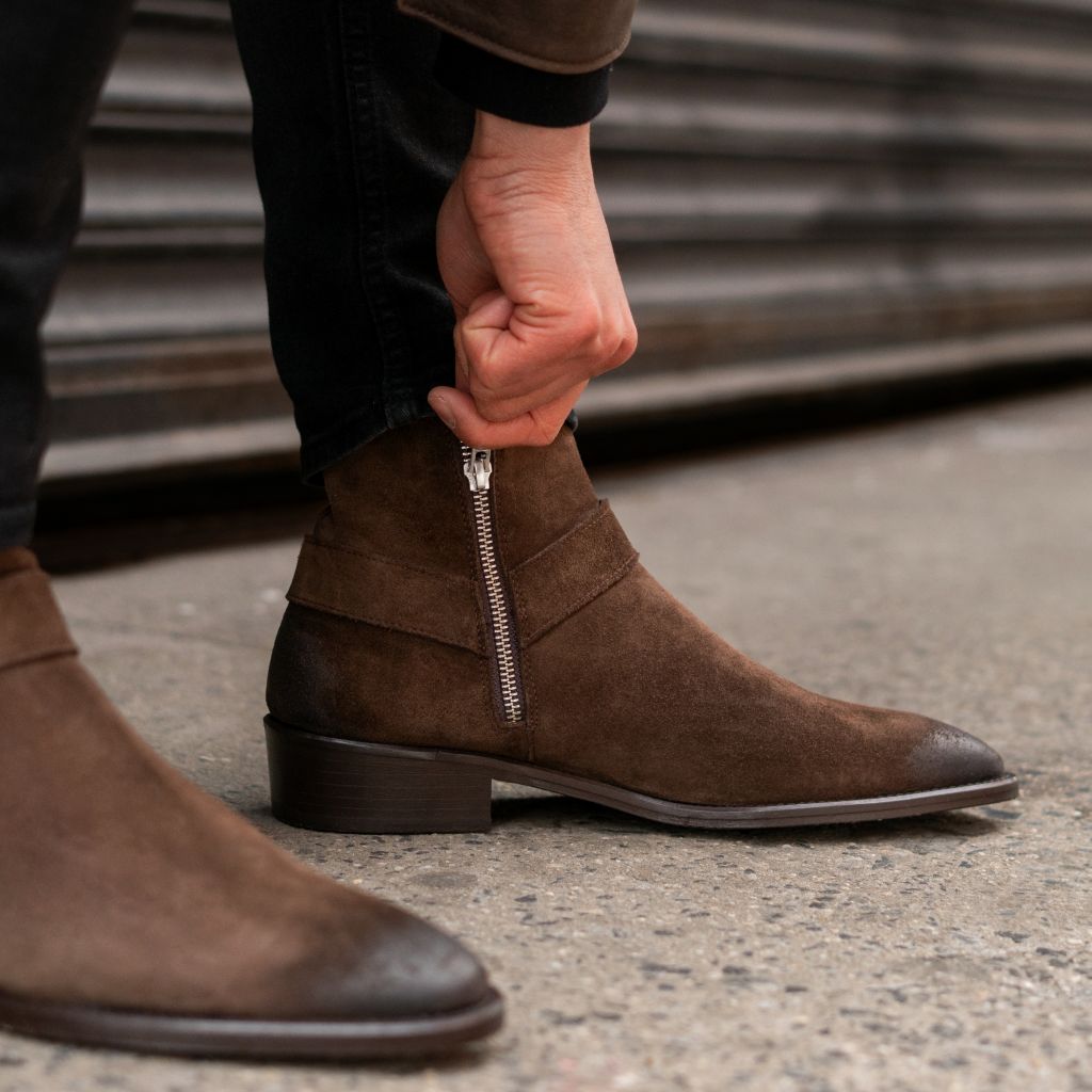 Harness | Dark Brown Suede