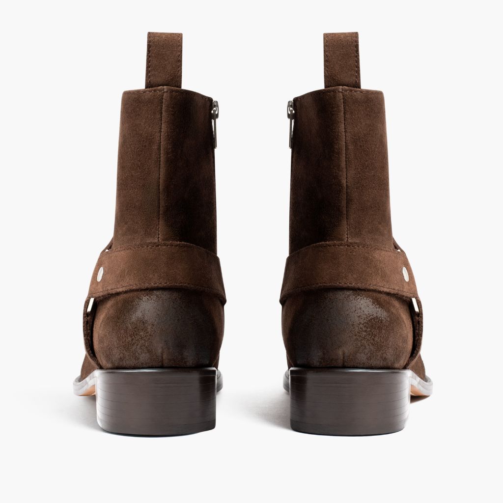 Harness | Dark Brown Suede