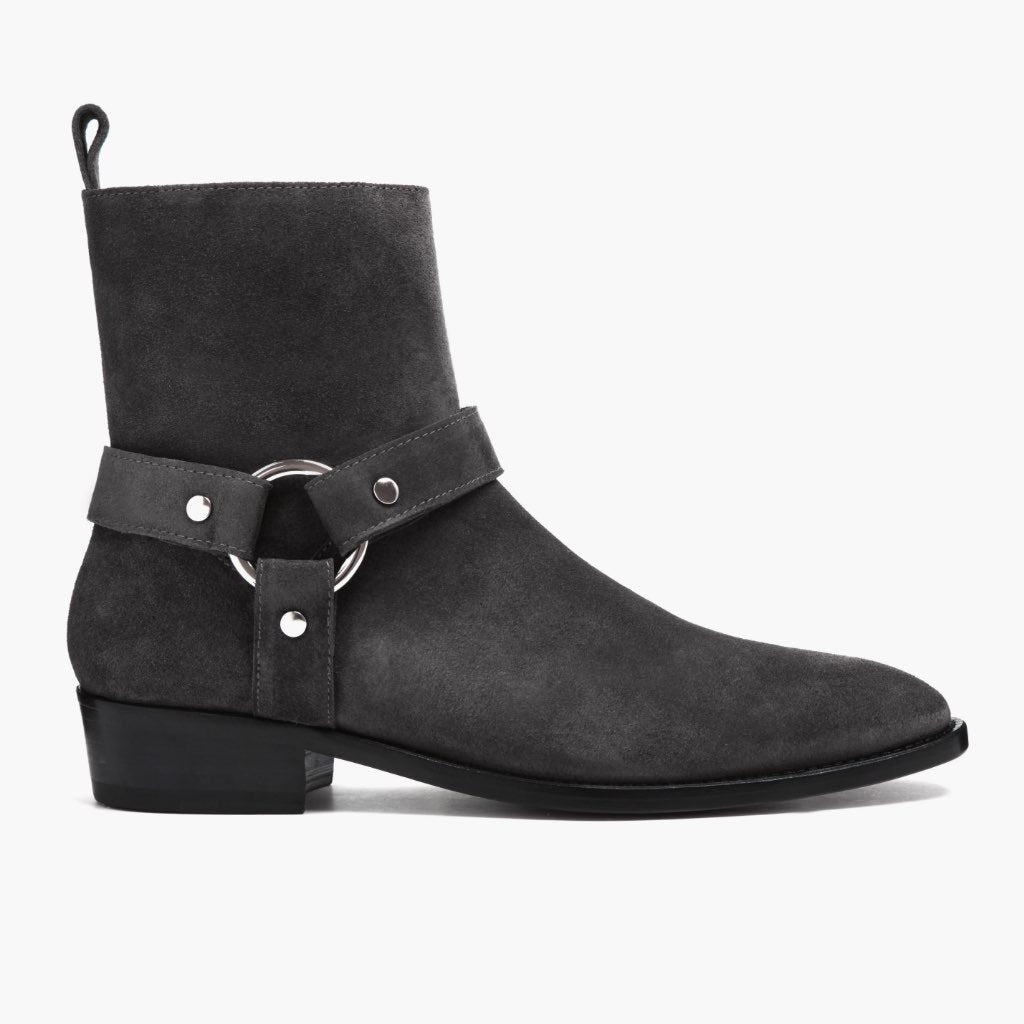 [S] Harness | Grey Suede