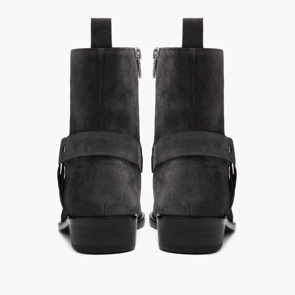 [S] Harness | Grey Suede