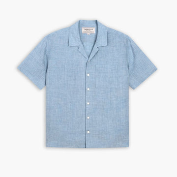 Linen Camp Shirt | Light Blue