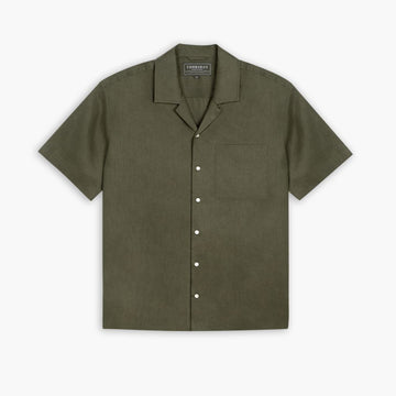 Linen Camp Shirt | Olive