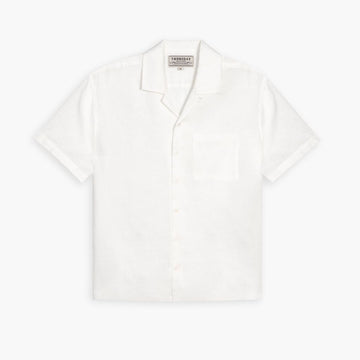 Linen Camp Shirt | White