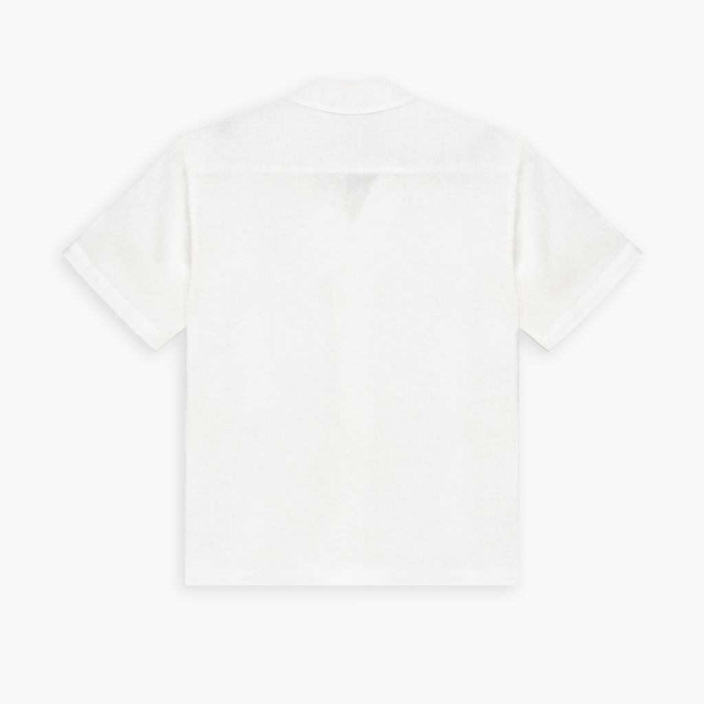 Linen Camp Shirt | White