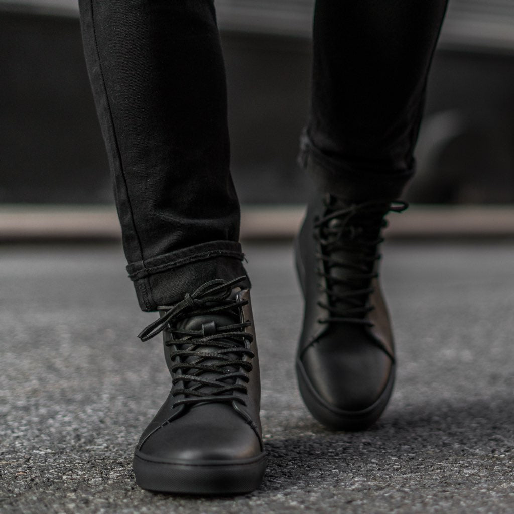 [S] Premier High Top | Black Vachetta