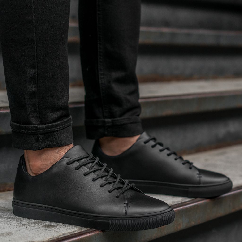 [S] Premier Low Top | Black Vachetta