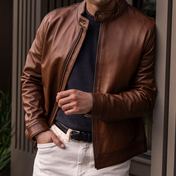 Racer Jacket | Brandy
