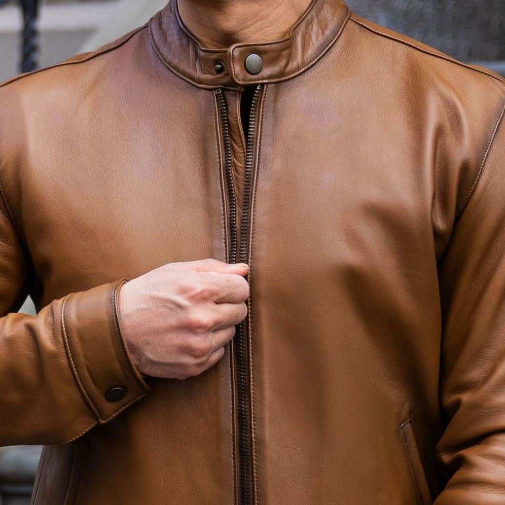 Racer Jacket | Toffee