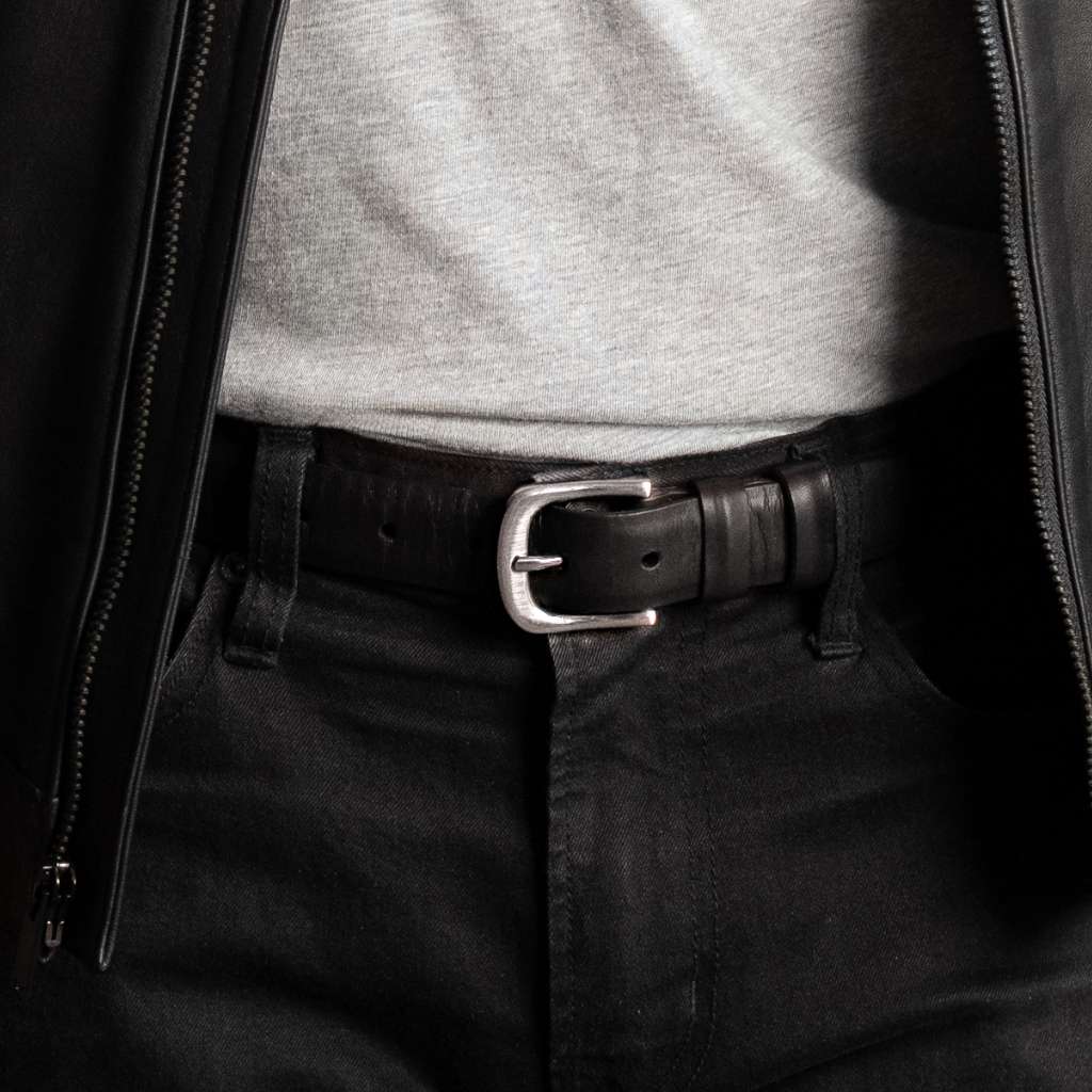 Men's Refined Leather Belt | Black