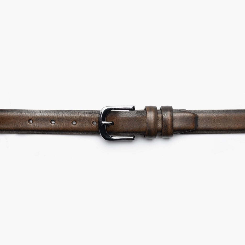 Men's Refined Leather Belt | Black Coffee