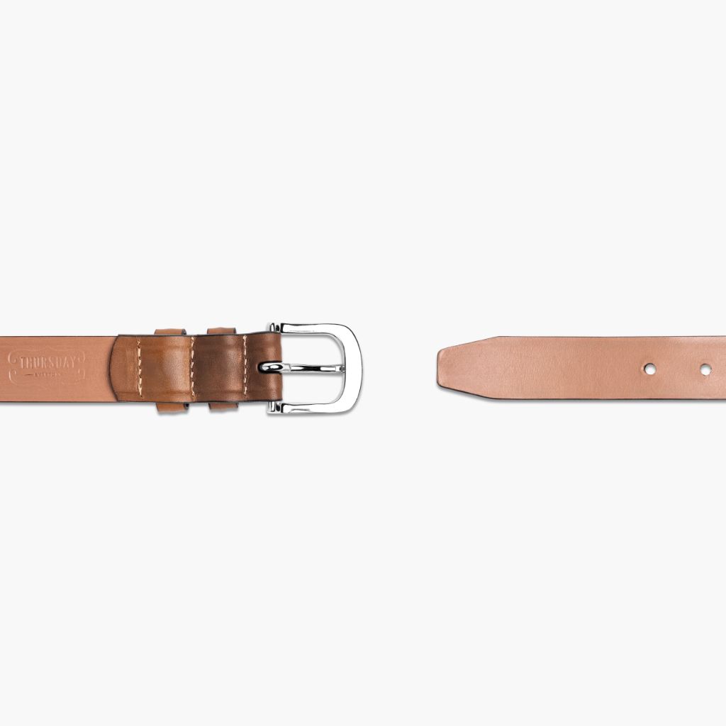 Men's Refined Leather Belt | Chestnut
