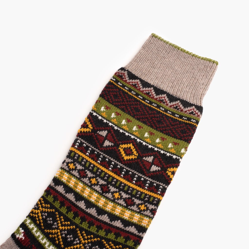 Men's Geo Sock | Tortoise