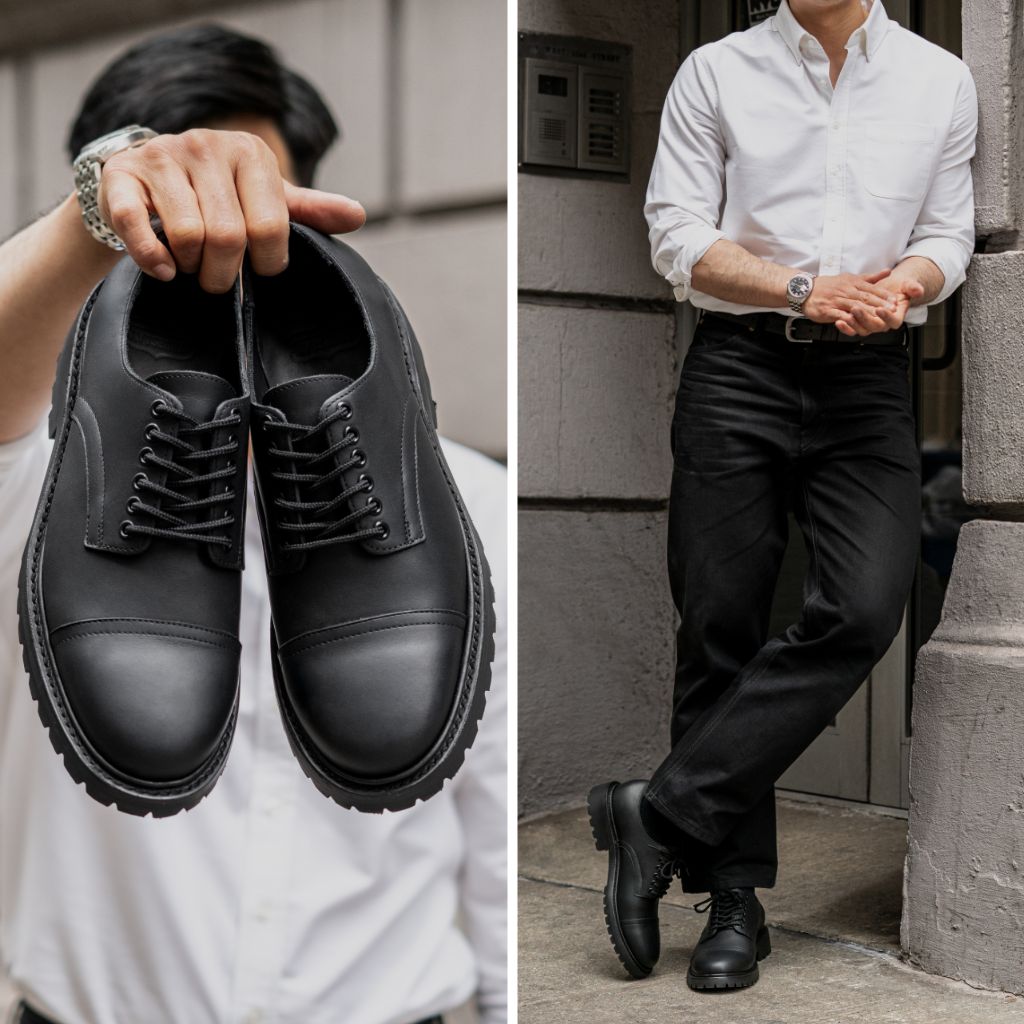 Statesman | Black Oil Tan