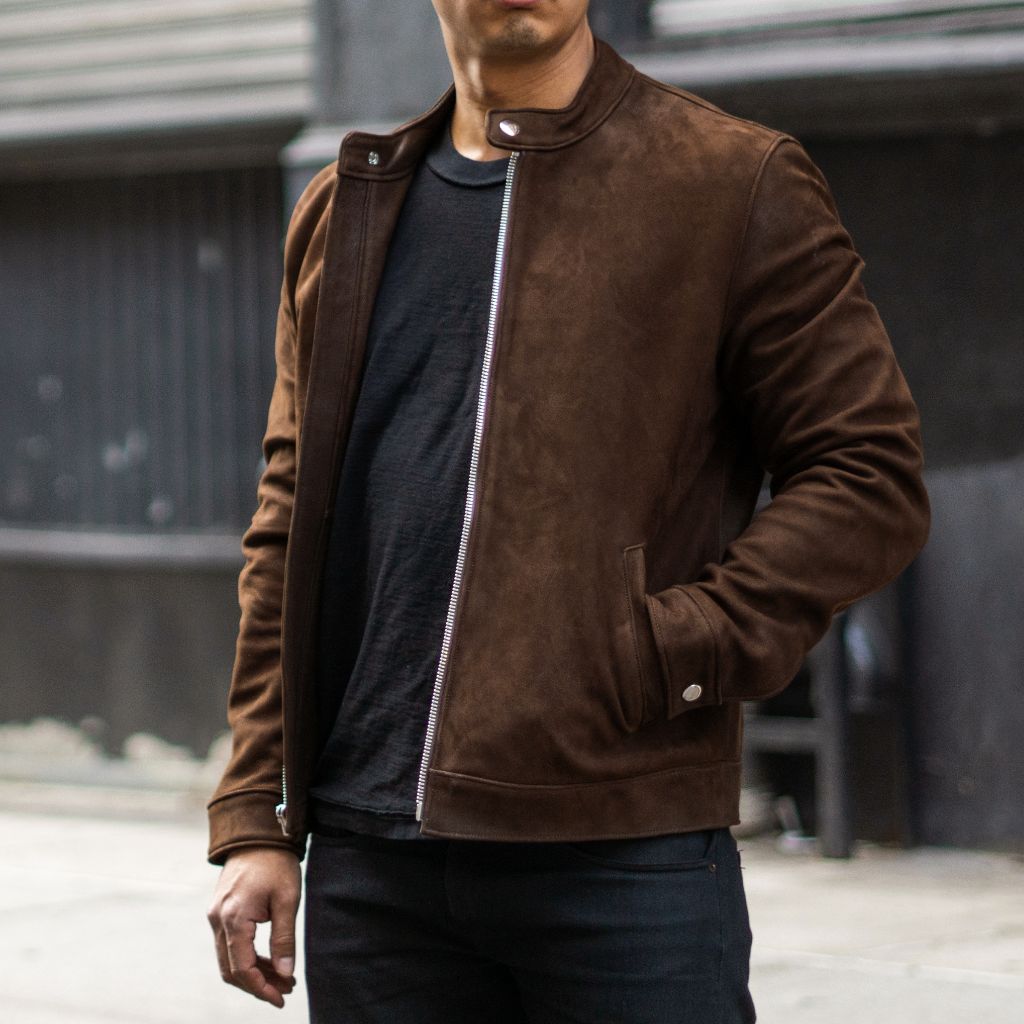 Racer Jacket | Tobacco (Nickel Hardware)