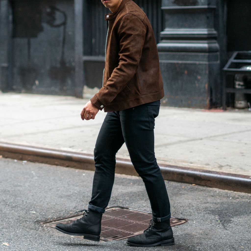 Racer Jacket | Tobacco (Nickel Hardware)