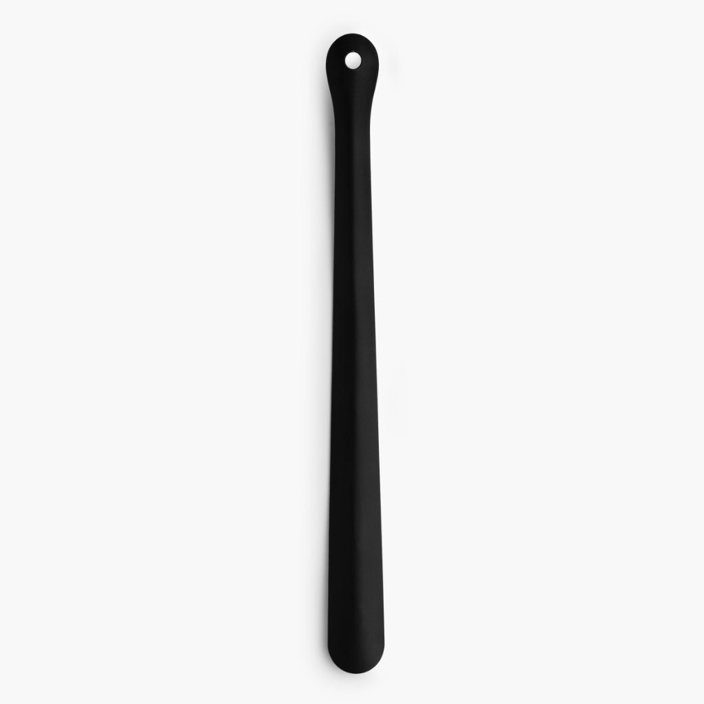 Cobbler's Choice 16" Metal Shoe Horn | Black Matte