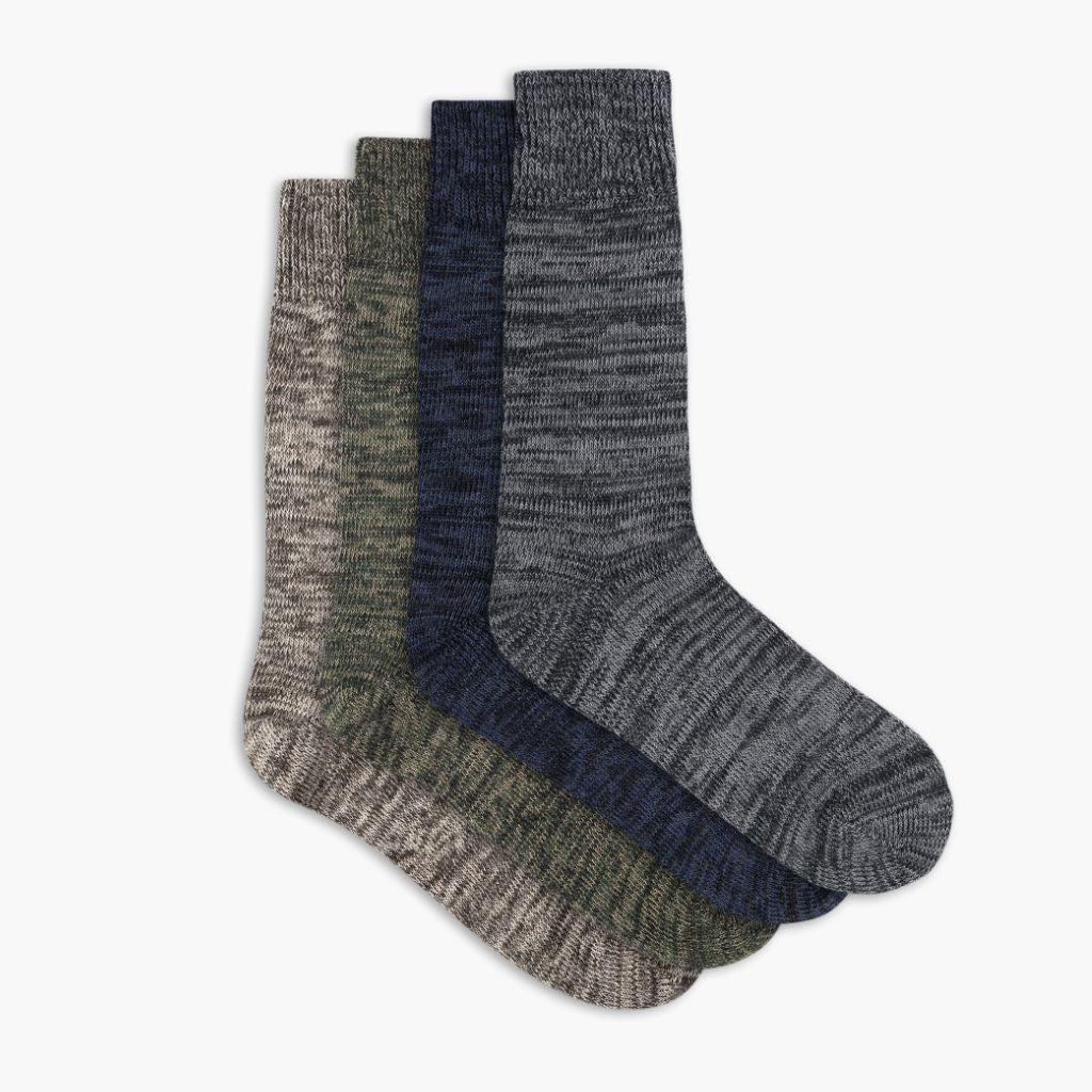 Men's Marled Sock | Everyday Basics 4-Pack