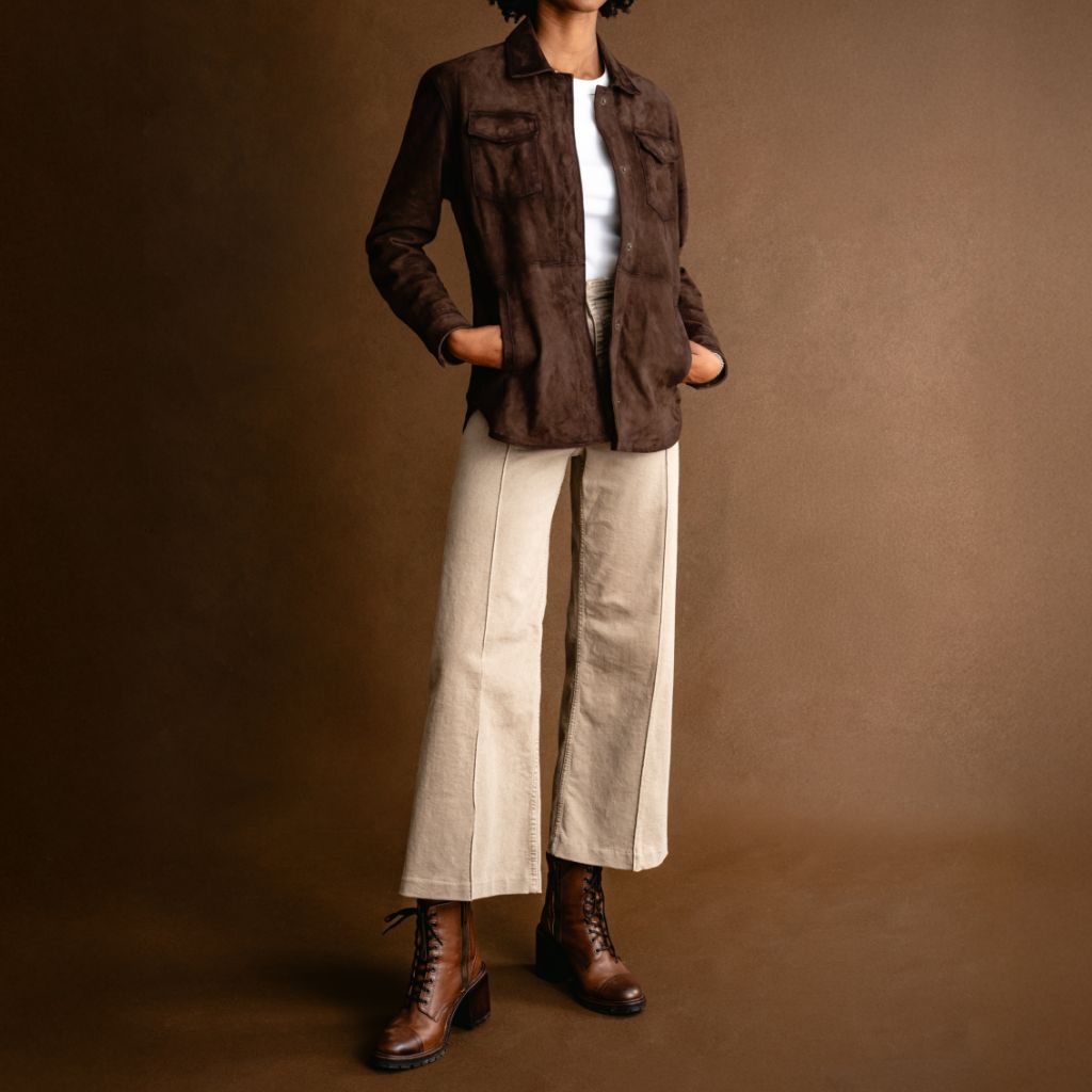 Dakota Shirt Jacket | Brown