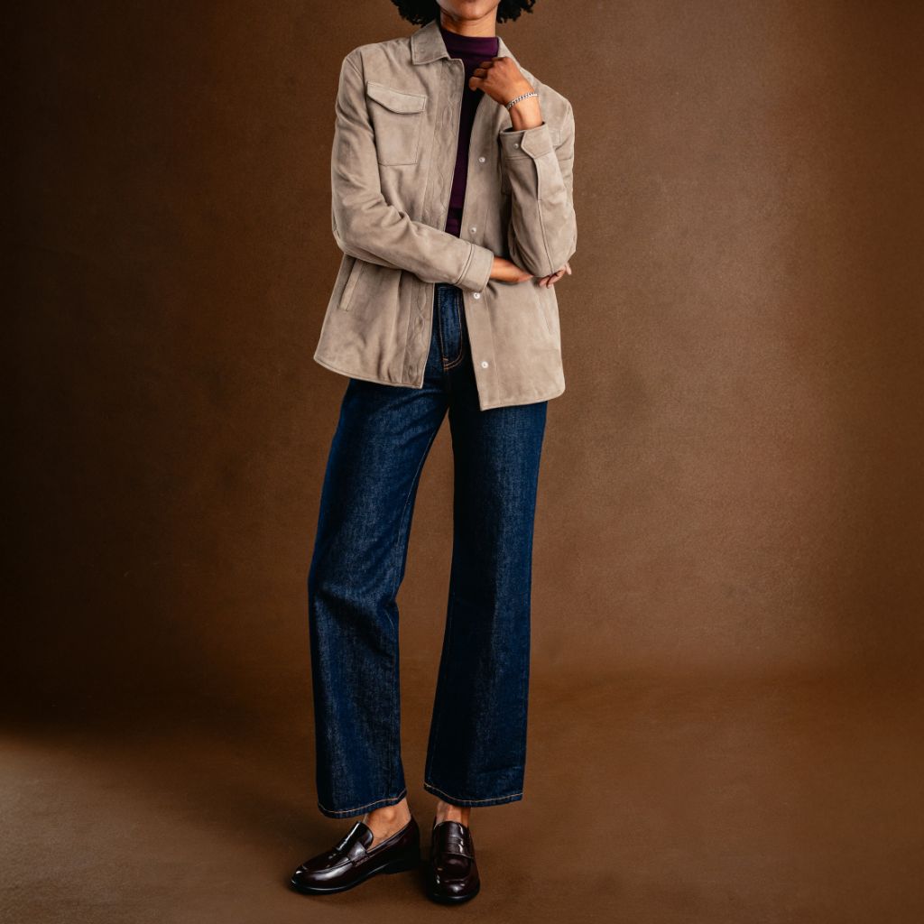Dakota Shirt Jacket | Taupe