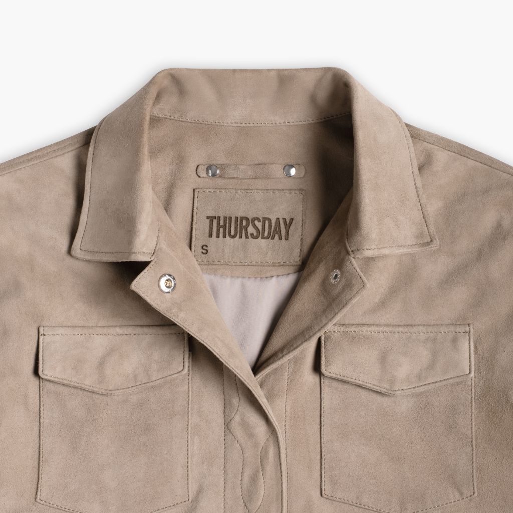 Dakota Shirt Jacket | Taupe