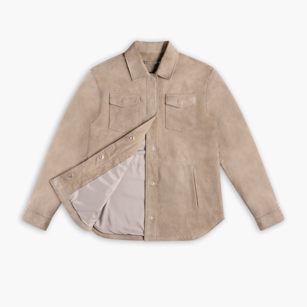 Dakota Shirt Jacket | Taupe
