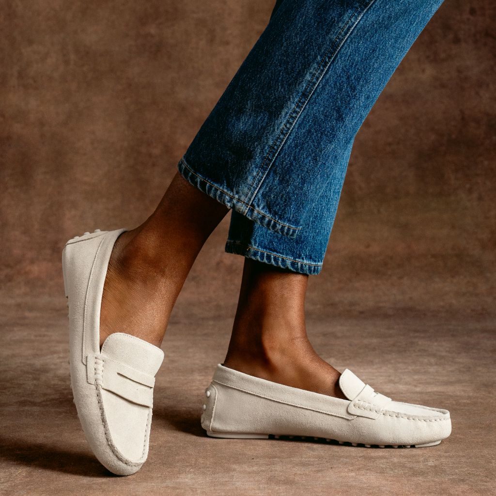 Driving Loafer | Marble Suede