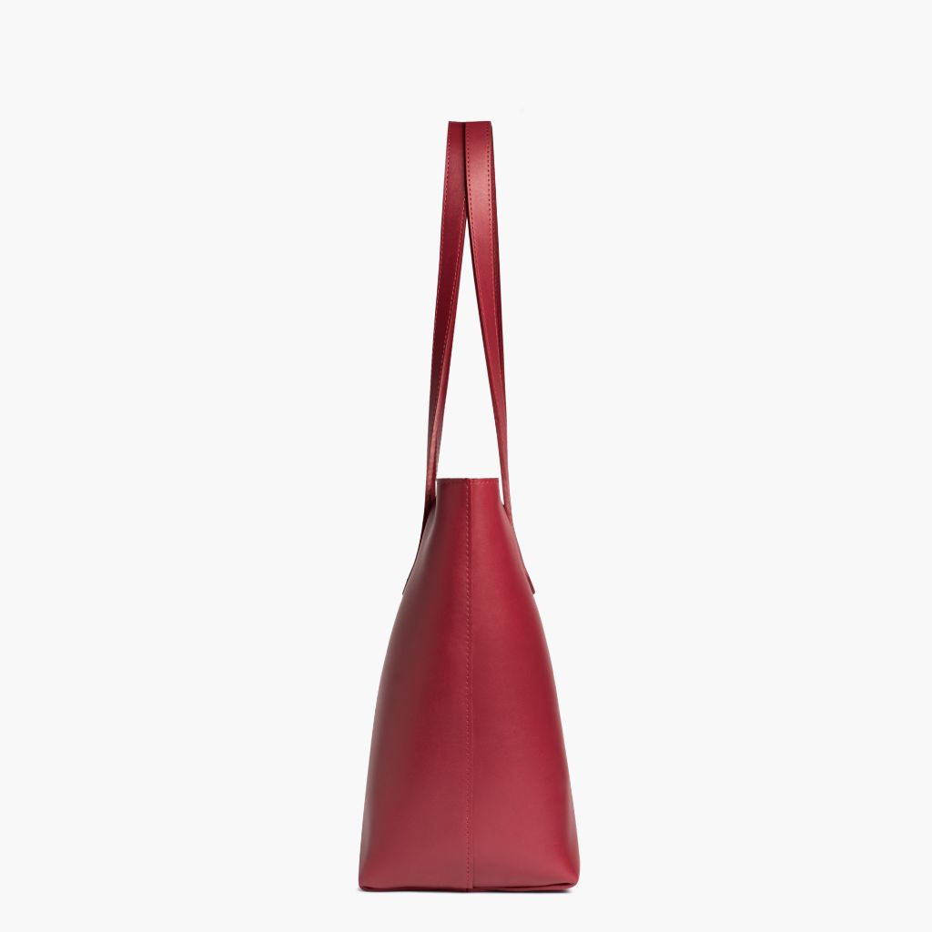 Everyday Tote | Red (M) (Zipper)