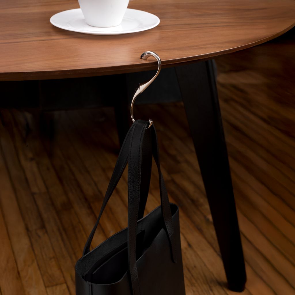 Handbag Hook | Silver Heart