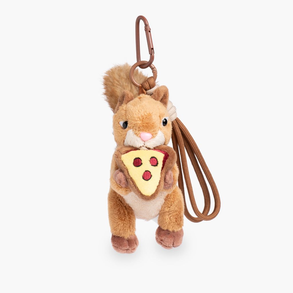 Plush Charm | Pizza Squirrel