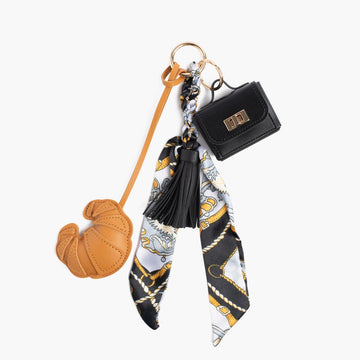Stacked Charm | Black Purse