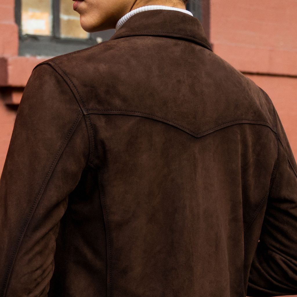 Suede Western Jacket | Brown