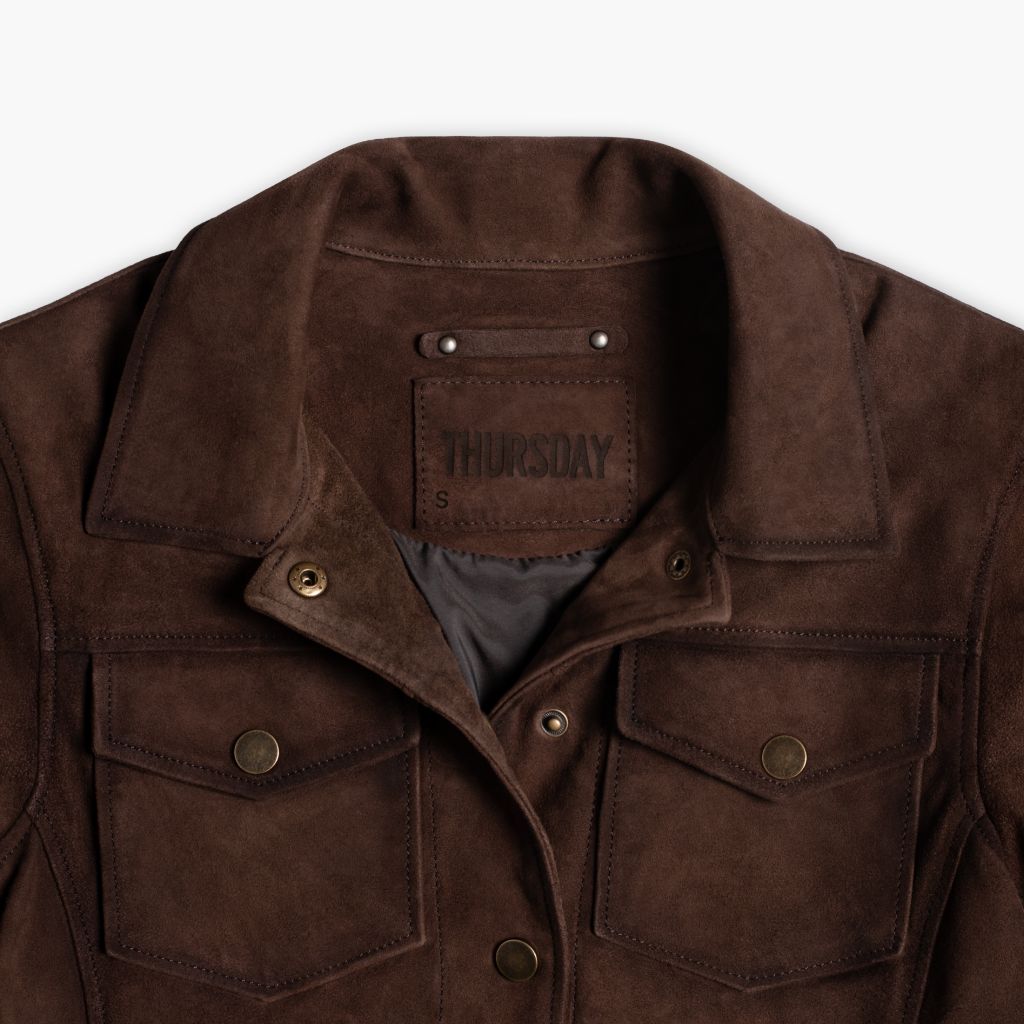 Suede Western Jacket | Brown