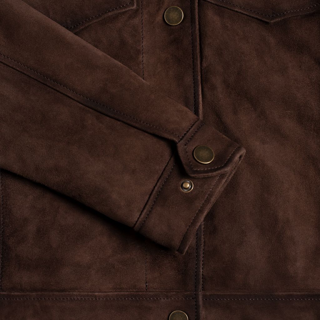Suede Western Jacket | Brown