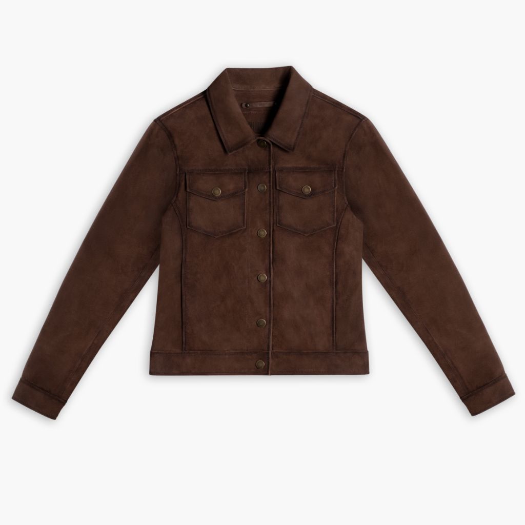 Suede Western Jacket | Brown