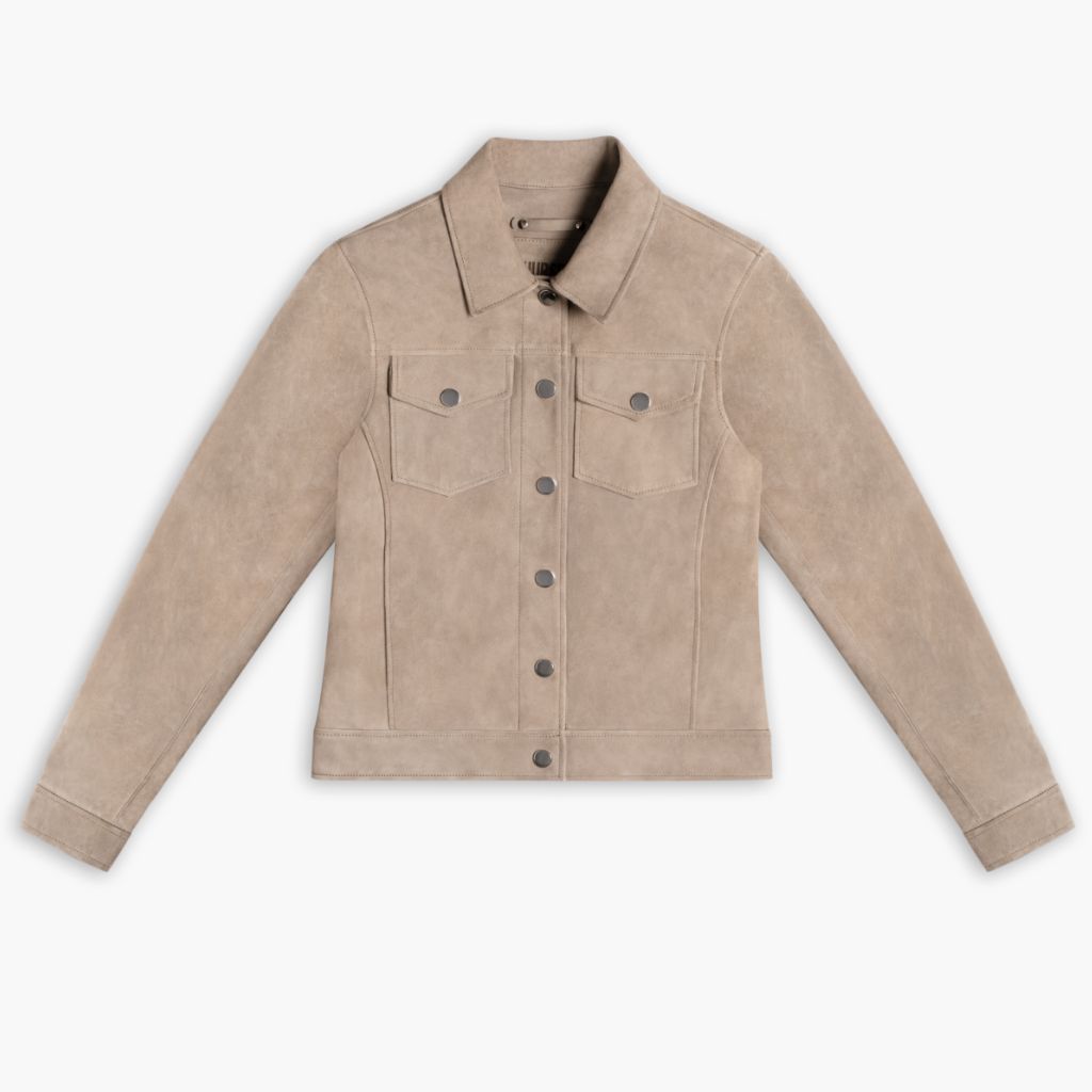 Suede Western Jacket | Taupe