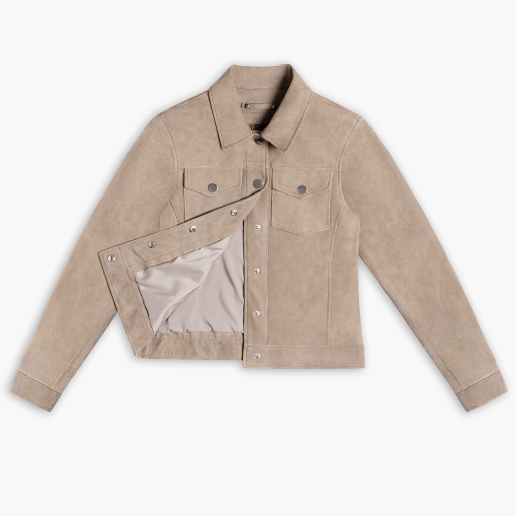 Suede Western Jacket | Taupe