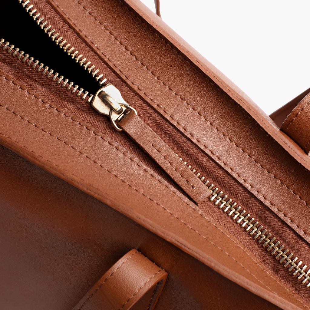 Everyday Tote | Cuero (M) (Zipper)