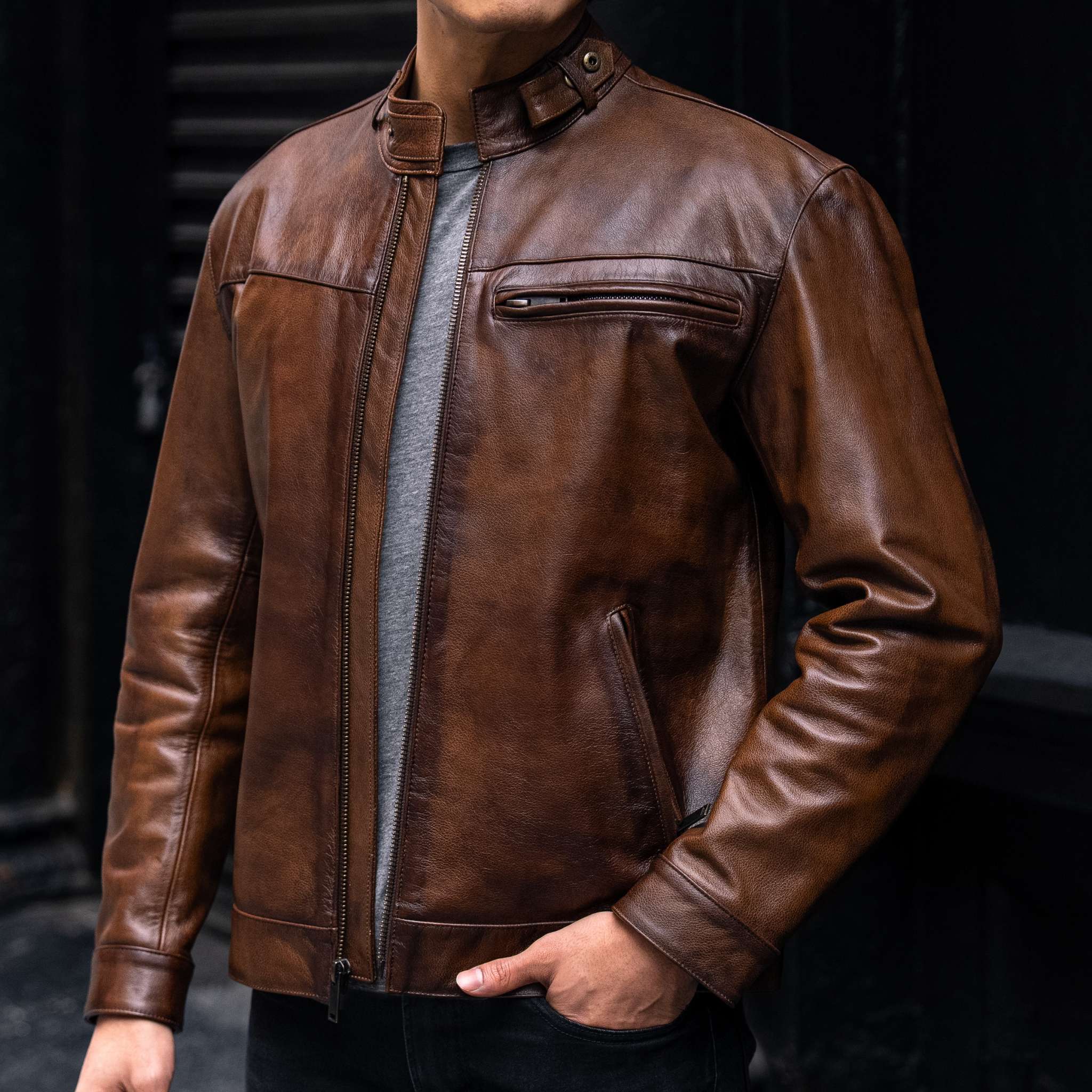 Roadster Jacket | Bourbon
