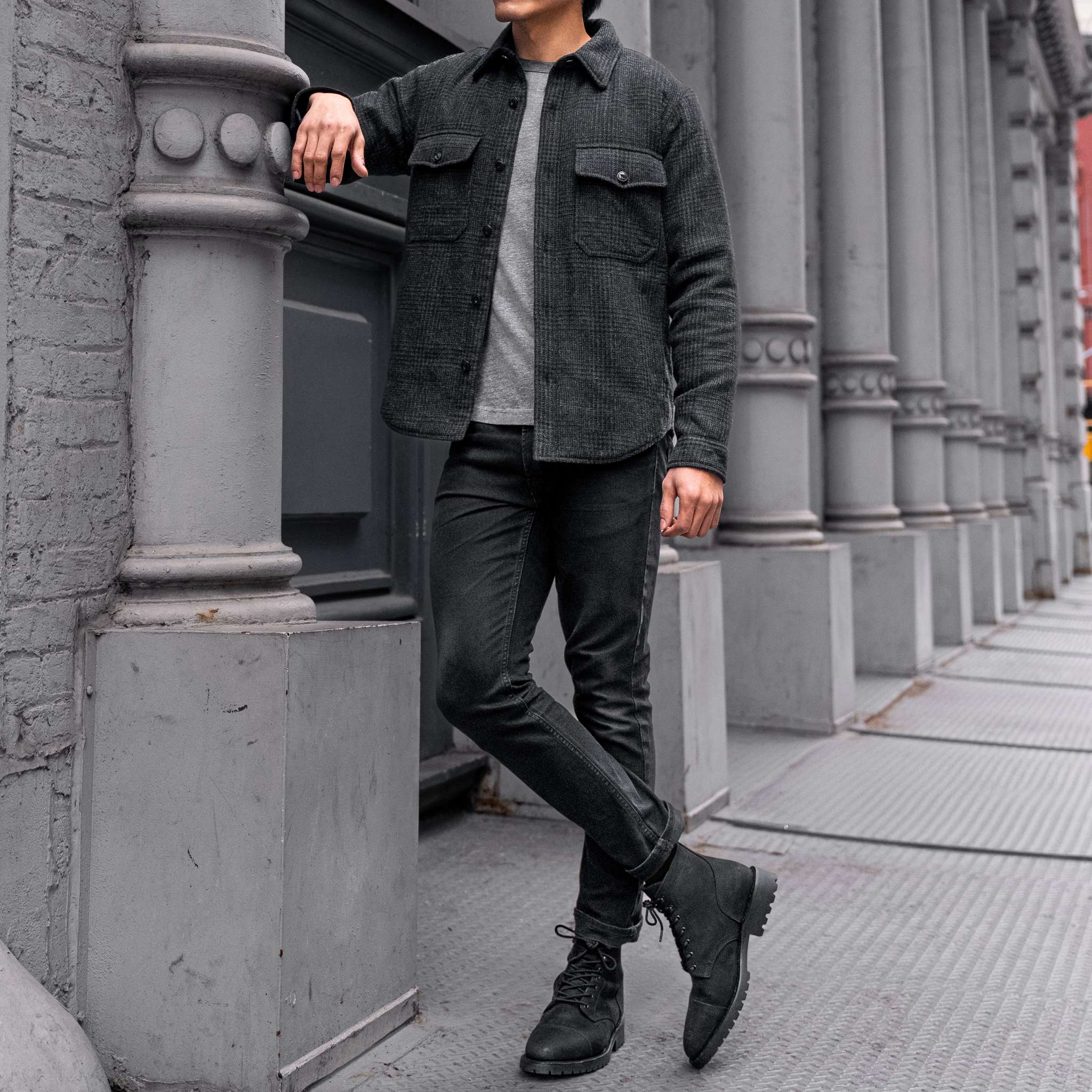 CPO Jacket | Black & Grey