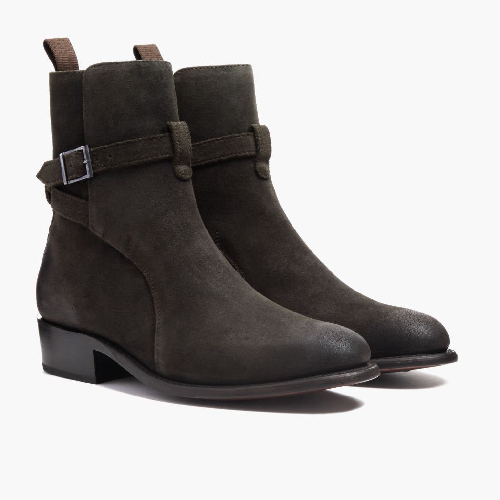[S] Rogue | Dark Olive Suede