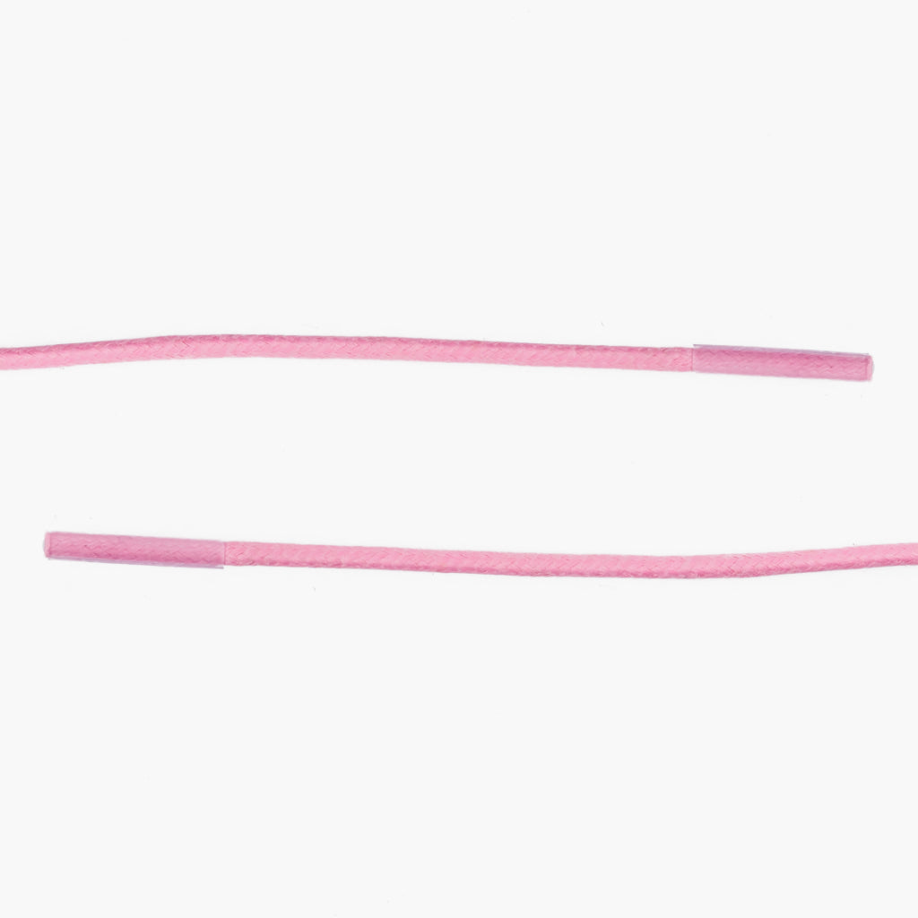 Round Waxed Cotton Laces | Pink